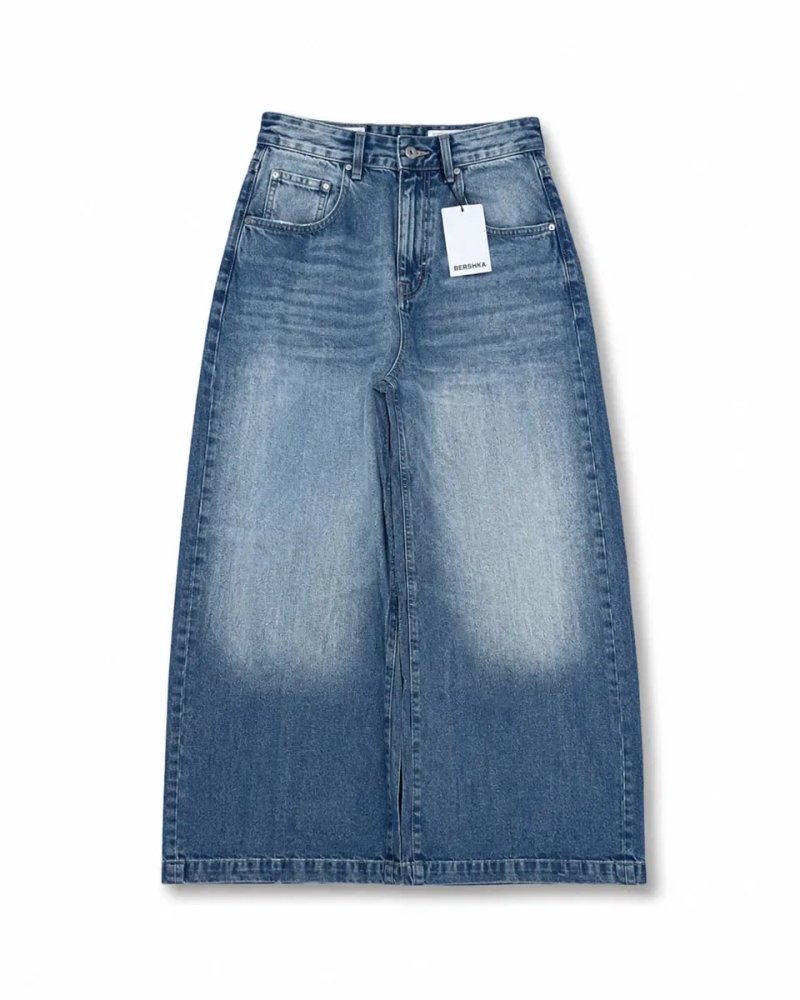 Нові super baggy jeans черные чорні  mega baggy jnco bershka — фото 4