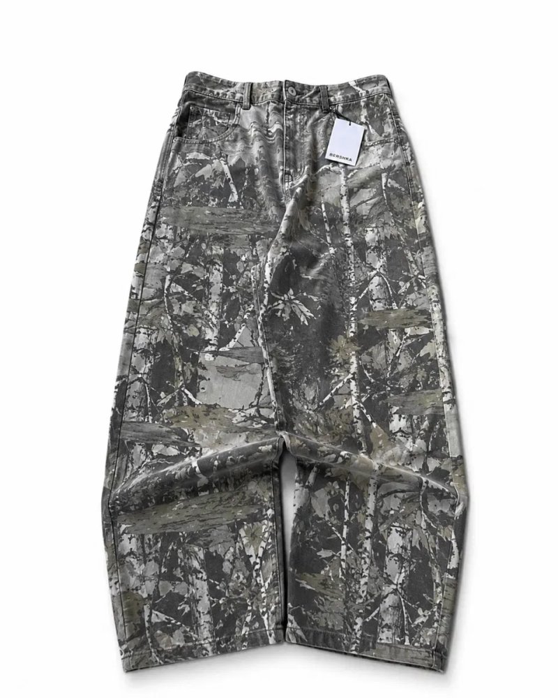 Нові super baggy jeans черные чорні  mega baggy jnco bershka — фото 6