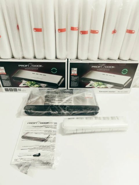Нові з Германії! Вакууматор ProfiCook PC-VK 1080 вакуумний пакувальник вакуматор упаковщик