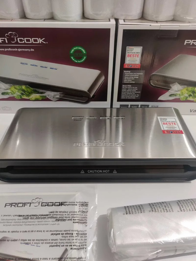Нові з Германії! Вакууматор ProfiCook PC-VK 1080 вакуумний пакувальник вакуматор упаковщик — фото 2