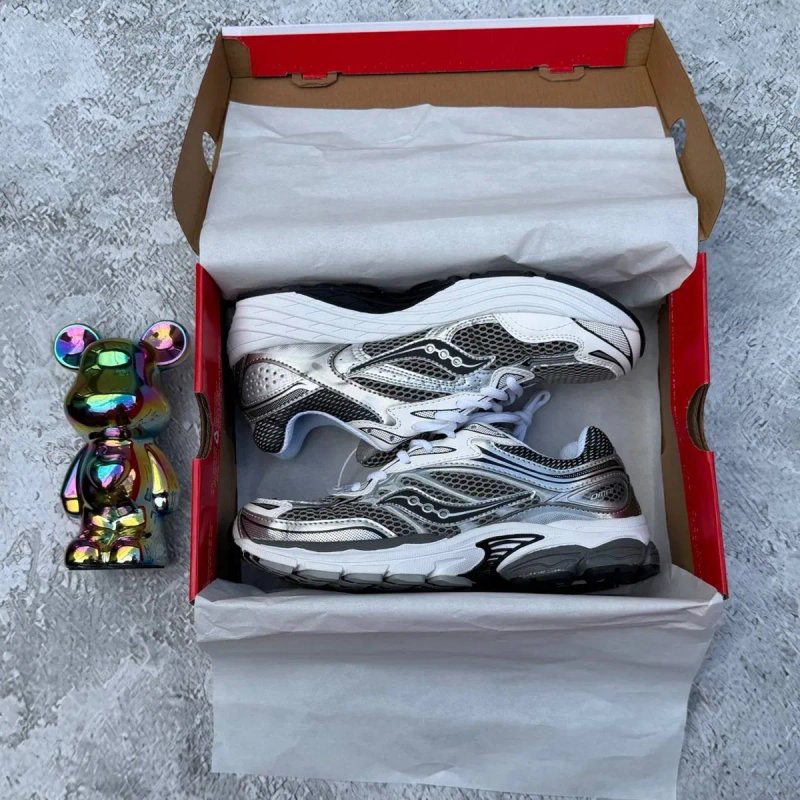 НОВИНКА‼️40-45 Saucony Progrid Omni 9 Grey/Metallic Gel 6000 Mind Ava Air — фото 7