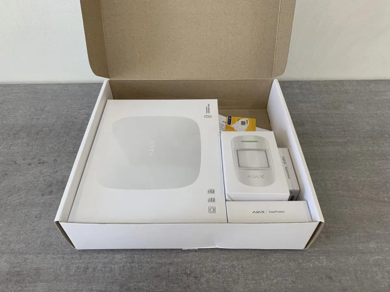 НОВИНКА‼️AJAX Starterkit 2 комплект беспроводной сигнализации GSM LTE HUB2 беспроводная сигнализация бездротова сигналізація для дома офиса квартиры — фото 2