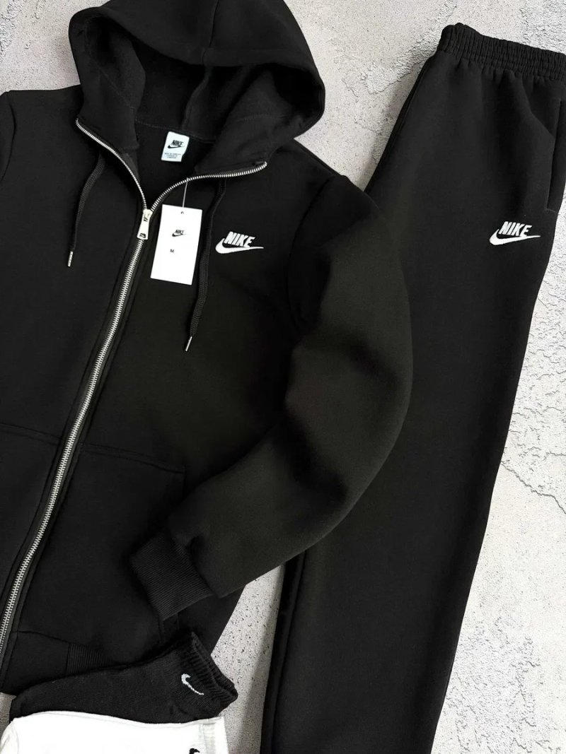 Новинка! Чоловічий зимовий костюм Nike на флісі + 2 пари шкарпеток у подарунок — фото 6