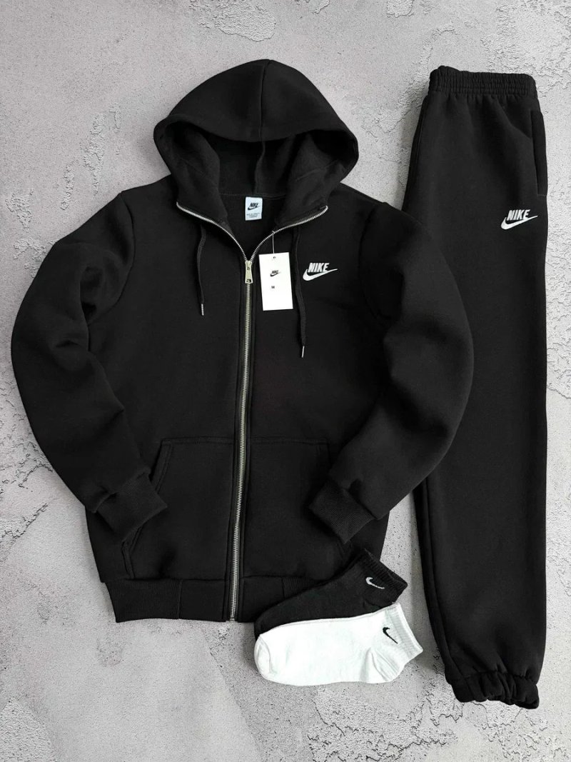 Новинка! Чоловічий зимовий костюм Nike на флісі + 2 пари шкарпеток у подарунок — фото 7