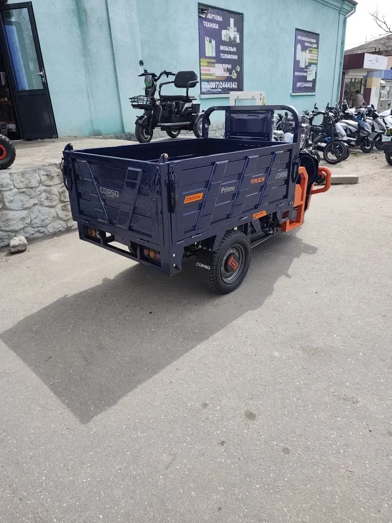 НОВИНКА!ДОСТАВКА!2500wЕлектричний вантажний трицикл Corso«Truck Prime — фото 7