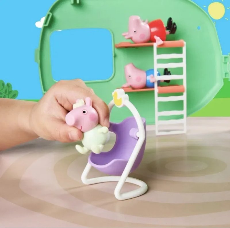 Новинка! Кемпер Свинки Пеппи Джордж та Еві Караван Свинка Пеппа Peppa Pig caravan hasbro — фото 4