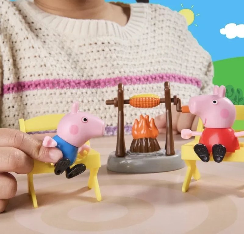 Новинка! Кемпер Свинки Пеппи Джордж та Еві Караван Свинка Пеппа Peppa Pig caravan hasbro — фото 6