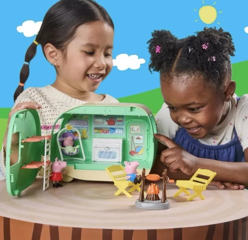 Новинка! Кемпер Свинки Пеппи Джордж та Еві Караван Свинка Пеппа Peppa Pig caravan hasbro — фото 8