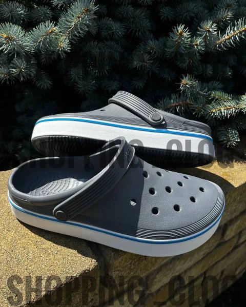 Новинка! Крокс Crocs Off Court Clog унісекс Crocs Off Court Crey/Navy/Black crocs