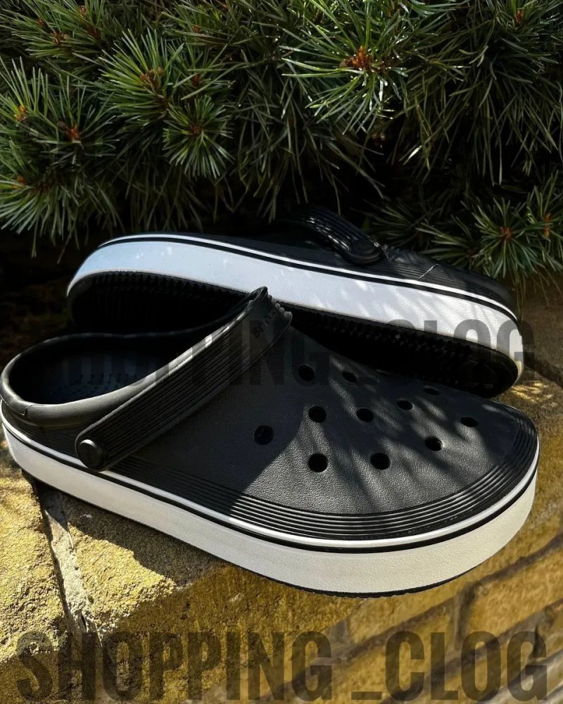 Новинка! Крокс Crocs Off Court Clog унісекс Crocs Off Court Crey/Navy/Black crocs — фото 5