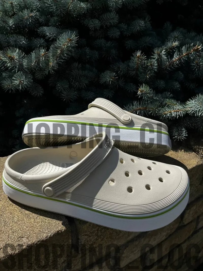 Новинка! Крокс Crocs Off Court Clog унісекс Crocs Off Court Crey/Navy/Black crocs — фото 6