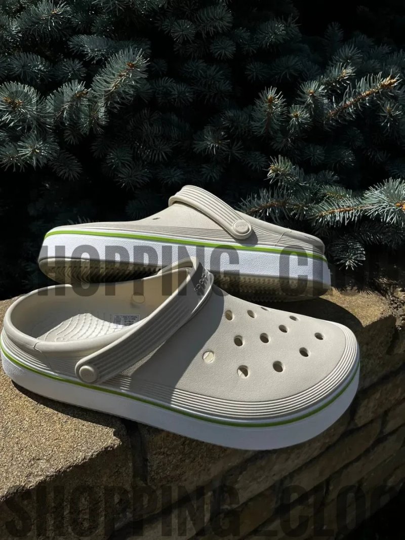 Новинка! Крокс Crocs Off Court Clog унісекс Crocs Off Court Crey/Navy/Black crocs — фото 7
