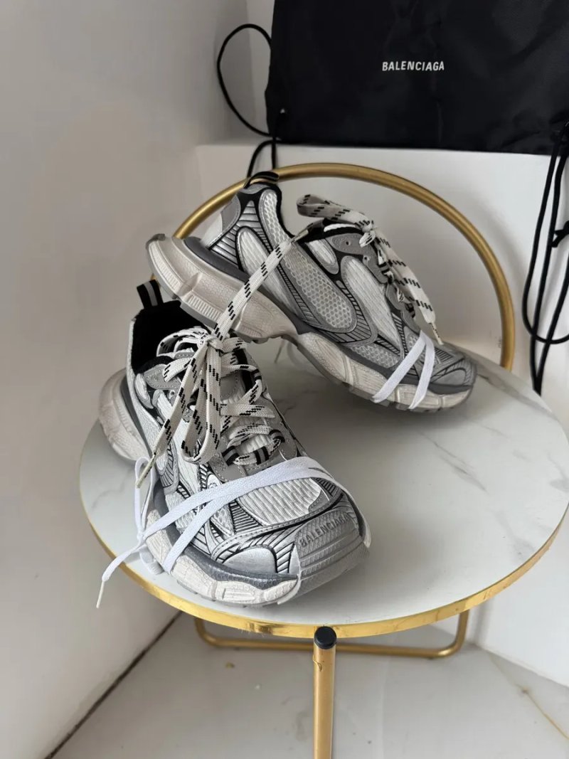 Новинка! Кросівки  чорні білі сірі Balenciaga Extreme Lace 3xl — фото 3