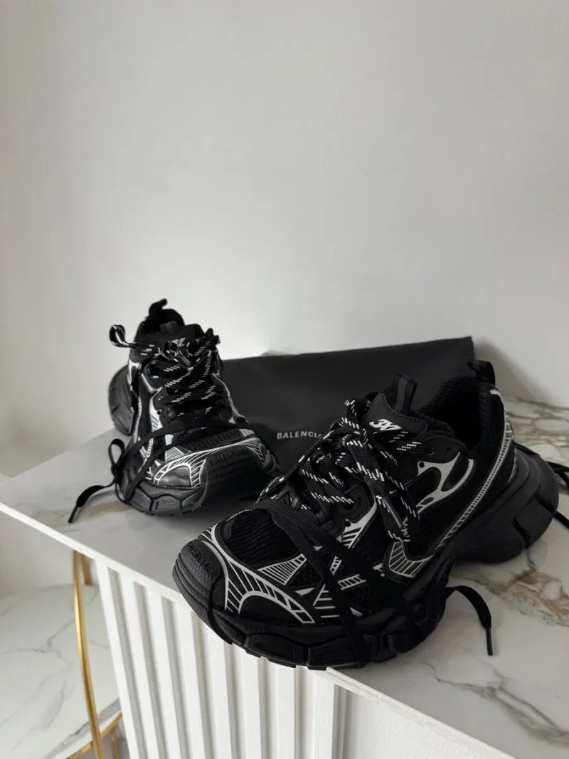 Новинка! Кросівки  чорні білі сірі Balenciaga Extreme Lace 3xl — фото 7