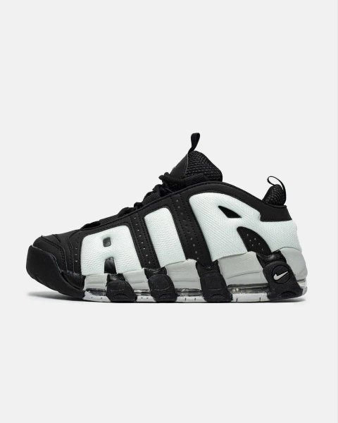 Новинка•Кросівки Nike Air Uptempo Low Black Photon Dust•Найк Аір(чорно-білі)