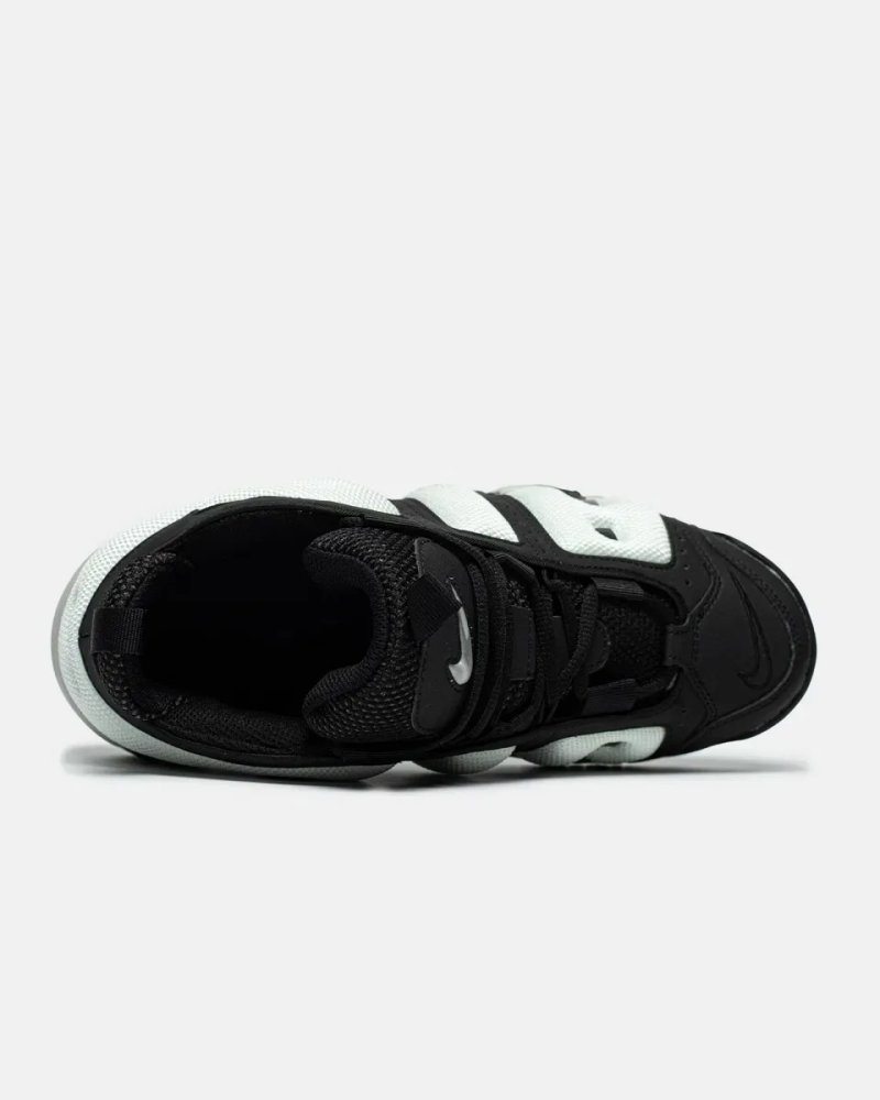 Новинка•Кросівки Nike Air Uptempo Low Black Photon Dust•Найк Аір(чорно-білі) — фото 3