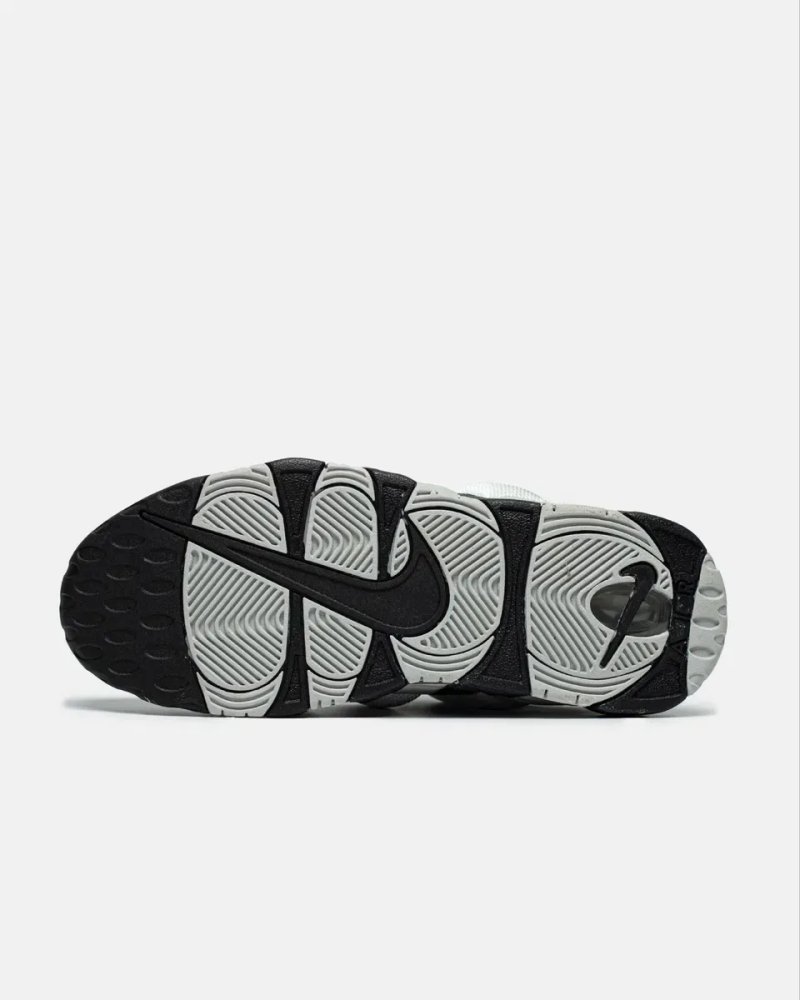 Новинка•Кросівки Nike Air Uptempo Low Black Photon Dust•Найк Аір(чорно-білі) — фото 4