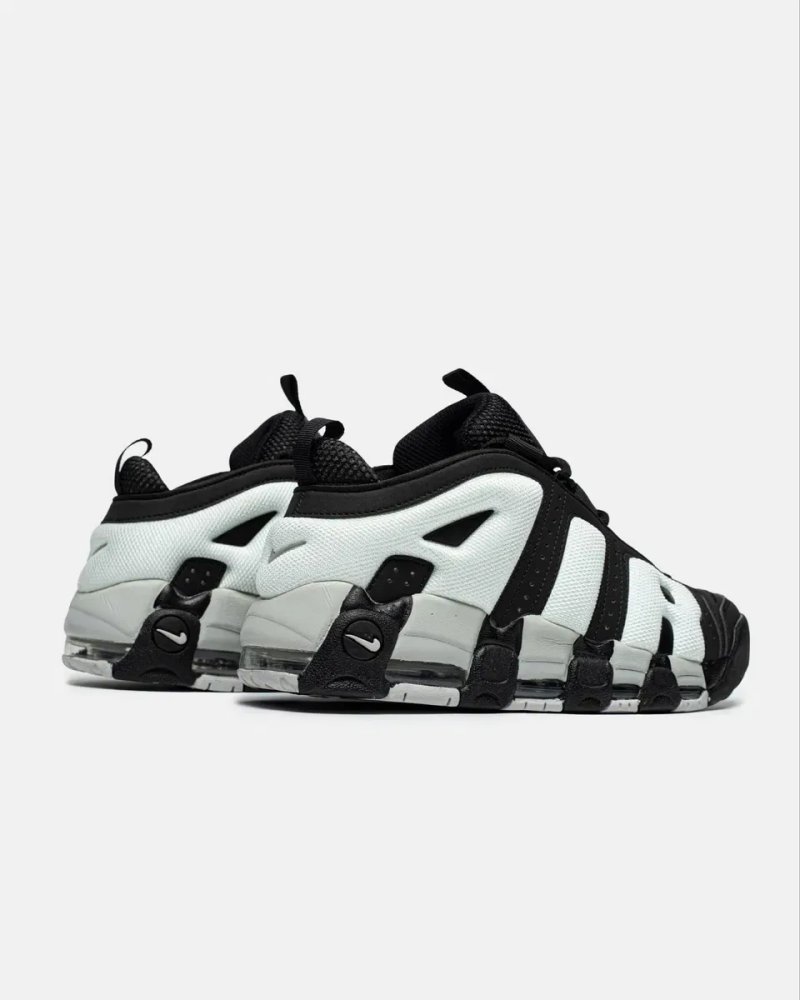 Новинка•Кросівки Nike Air Uptempo Low Black Photon Dust•Найк Аір(чорно-білі) — фото 6
