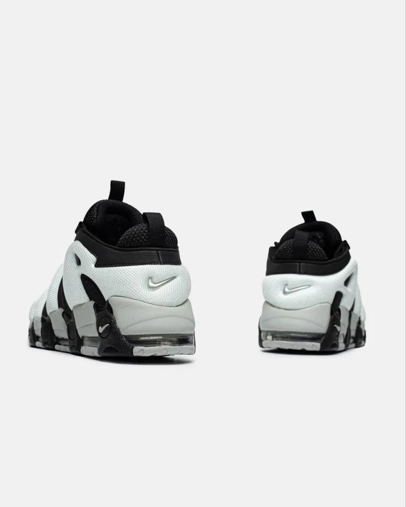 Новинка•Кросівки Nike Air Uptempo Low Black Photon Dust•Найк Аір(чорно-білі) — фото 8
