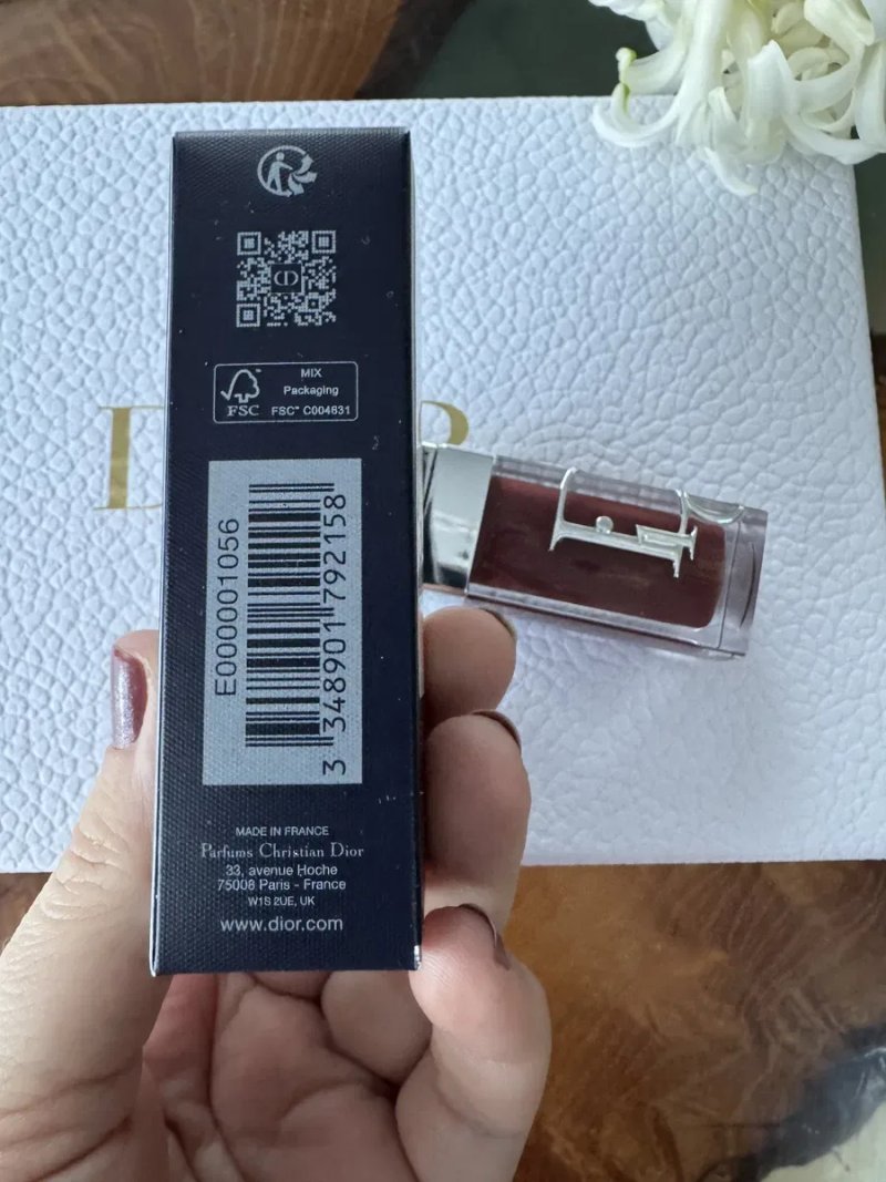 НОВИНКА!! Олія для губ Dior 2026, колір Black Cherry, б/у (один затест) — фото 5