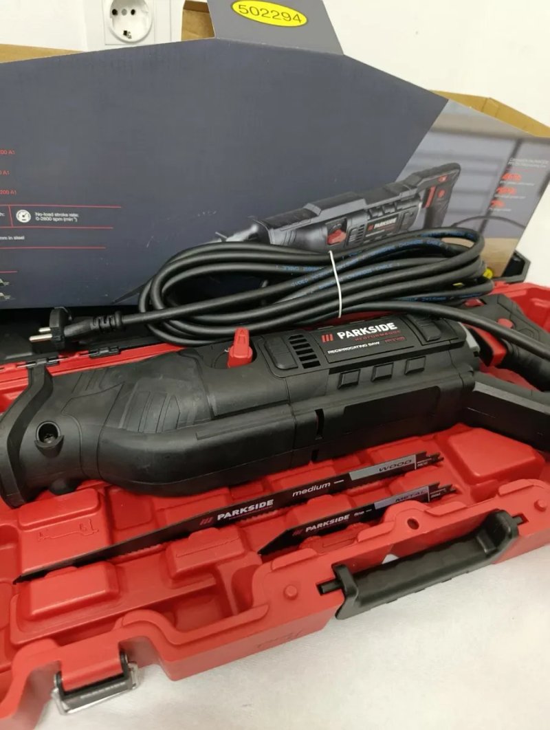 Новинка! Шабельна пилка PARKSIDE PPFS 1200 A1, сабельна парксайд перформанс 1200ват, шабельна пила PARKSIDE PERFORMANCE 1200 A1 — фото 2