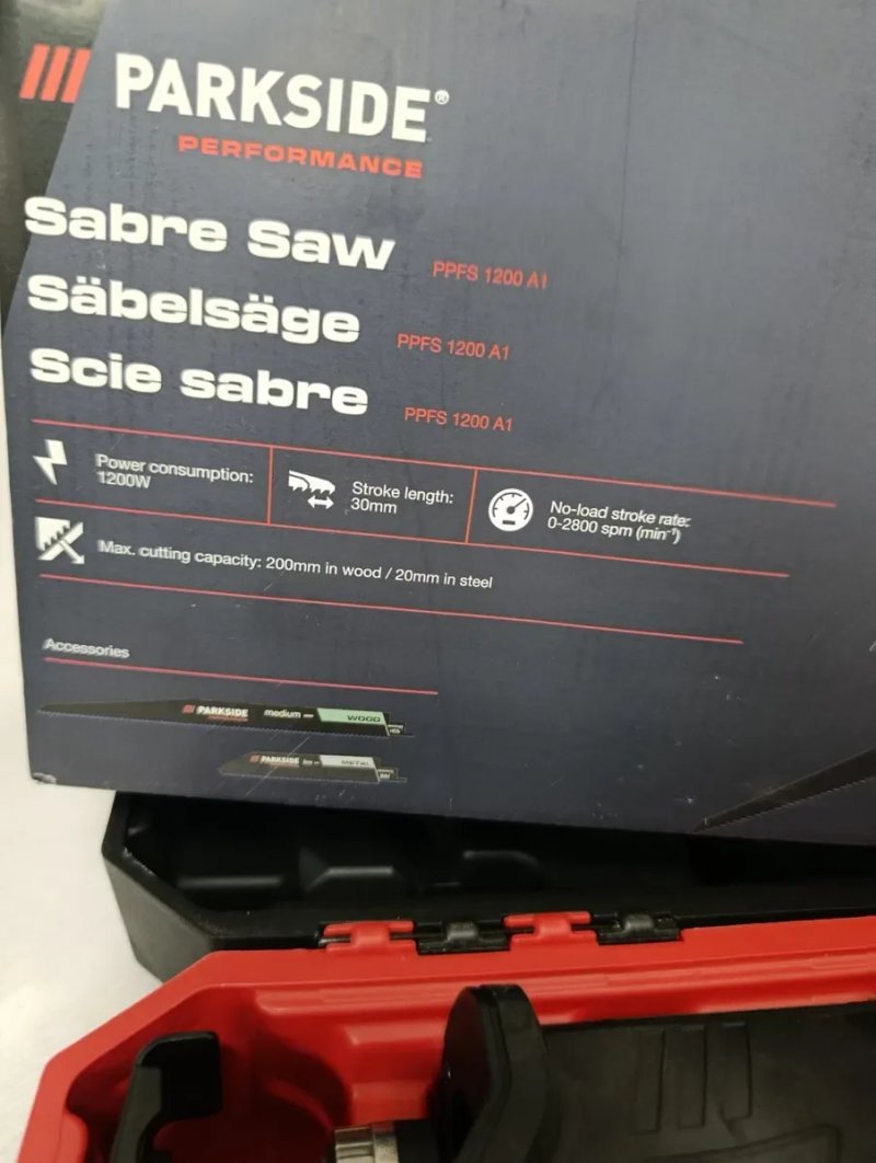 Новинка! Шабельна пилка PARKSIDE PPFS 1200 A1, сабельна парксайд перформанс 1200ват, шабельна пила PARKSIDE PERFORMANCE 1200 A1 — фото 5