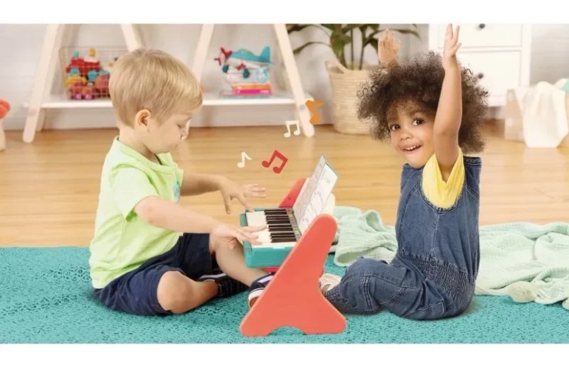 Новинка Вау дитяче піаніно з мелодіями Баттат piano Battat — фото 3
