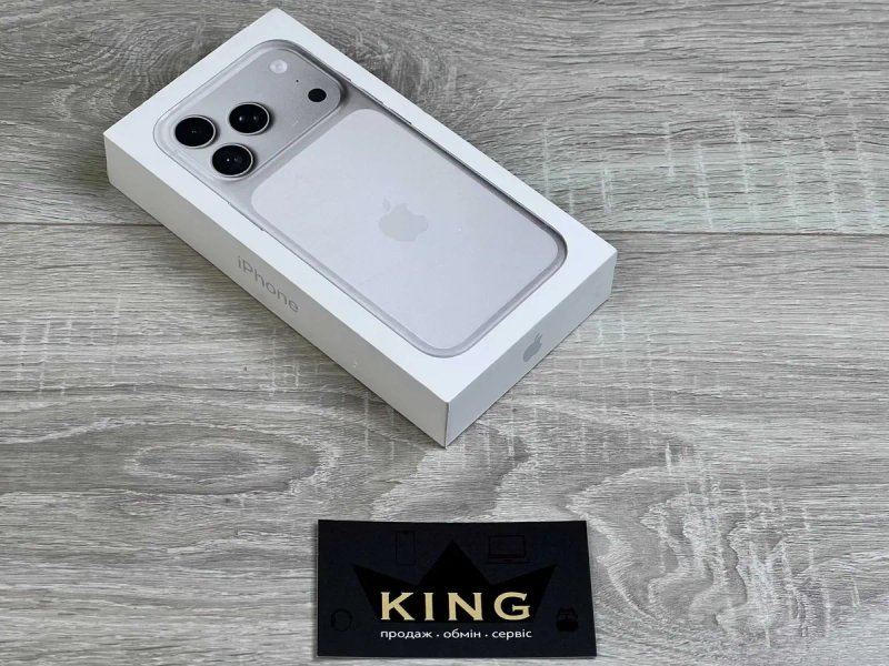НОВИЙ Apple iPhone 17 Pro - 512GB - Silver Neverlock фізична сімка №539 — фото 2