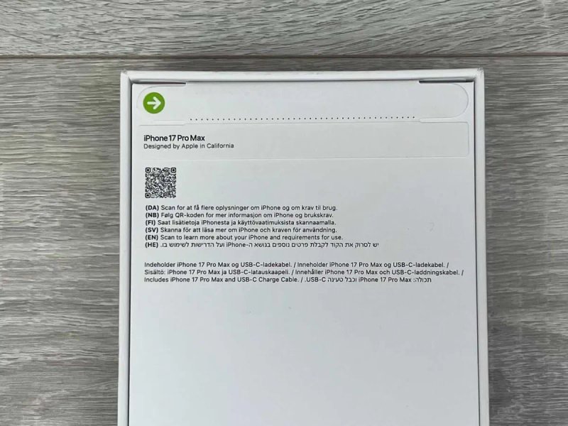 НОВИЙ Apple iPhone 17 Pro Max - 256GB - Silver nanoSim Neverlock №530 — фото 2
