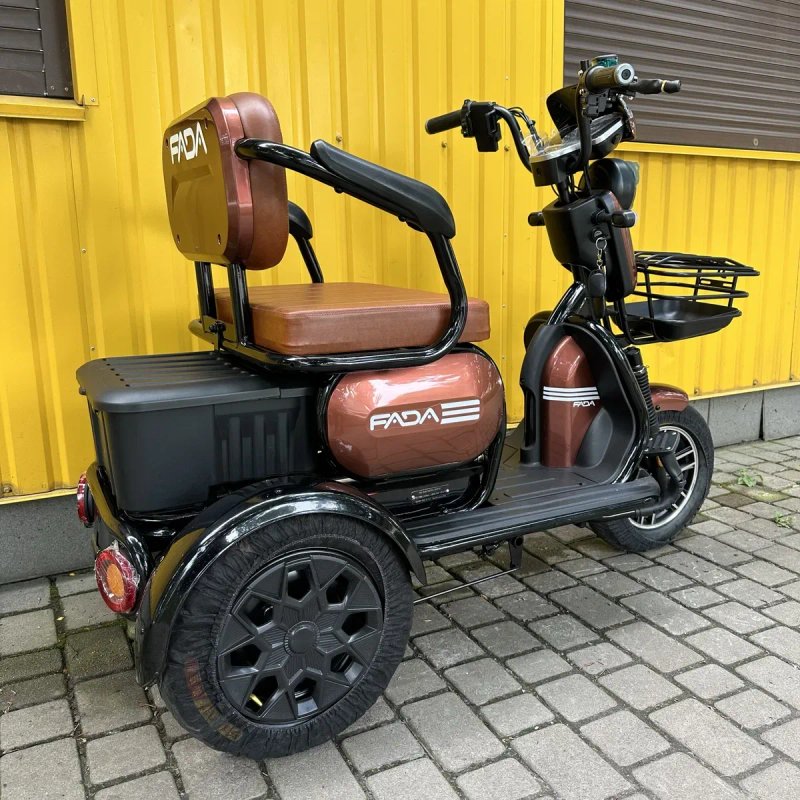 Новий електротрайк Fada Oldi Max 2026 | 1300W 72V25Ah  | триколісний — фото 7