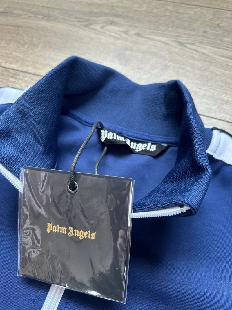 НОВИЙ Костюм Palm Angels Dark Blue | Зипка Пальменджилс палм штани/світшот — фото 5