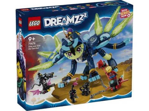 Новий Lego 71476 DreamZzz Zoey and Zian the Cat-Owl Зоуї та Зіан сова-кішка