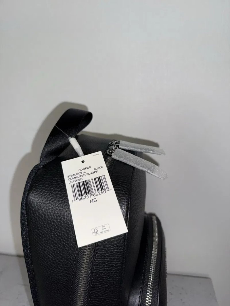 Новий Michael Kors Cooper слінг-рюкзак Чорний шкіра — фото 4