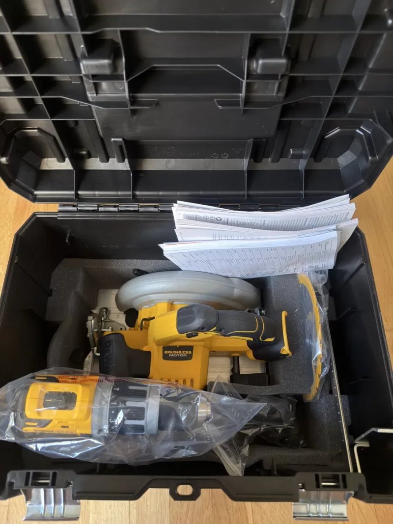 Новий оригінальний професійний набір акумуляторного інструменту DeWALT топової безщіткової серії XR 18V (модель набору DCK685P3T). — фото 4