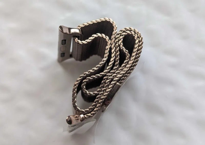 Новий ремінець Stainless Steel Milanese Loop Rose Gold  44 45 46 49 mm — фото 5