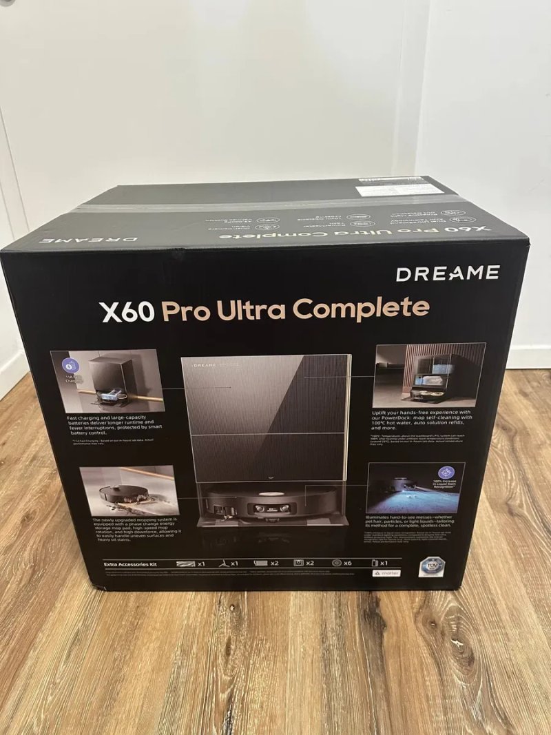 Новий робот-пилосос Dreame X60 Pro Ultra Complete Black (Запакований) — фото 2