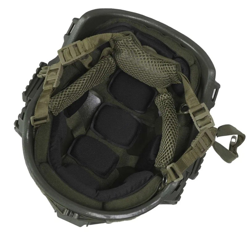 Новий шолом FAST VELCRO 2.0 з підвісною WENDY 1 класу ДСТУ. Олива. — фото 8
