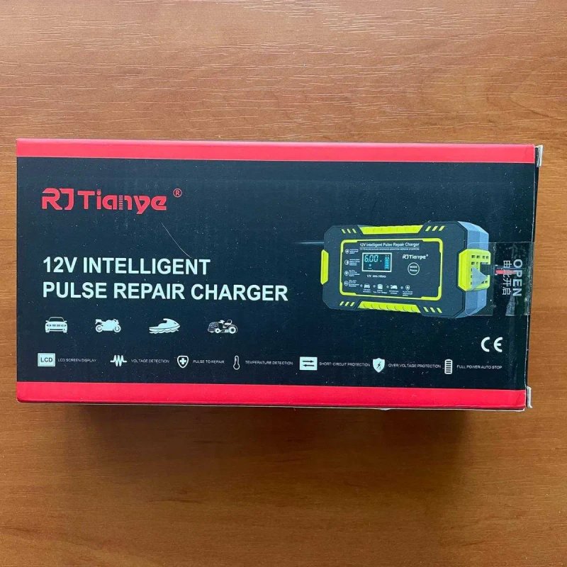 НОВИЙ Зарядний пристрій для АКБ акумуляторів 12V 6A 10A з LCD-дисплеєм — фото 2