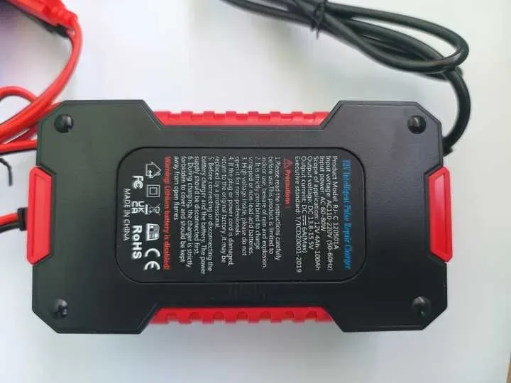 НОВИЙ Зарядний пристрій для АКБ акумуляторів 12V 6A 10A з LCD-дисплеєм — фото 4