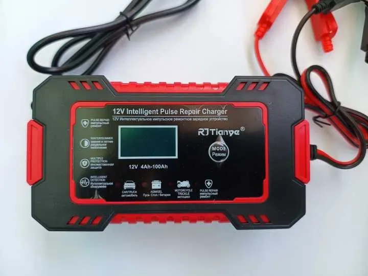 НОВИЙ Зарядний пристрій для АКБ акумуляторів 12V 6A 10A з LCD-дисплеєм — фото 5