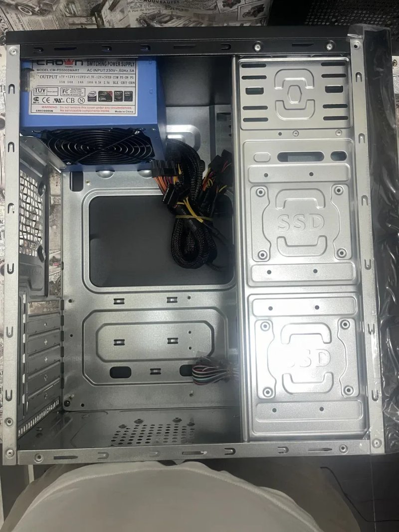 Новые Корпуса Crown CMC-SM600, 415x175x380,  (верхний) ATX. — фото 6