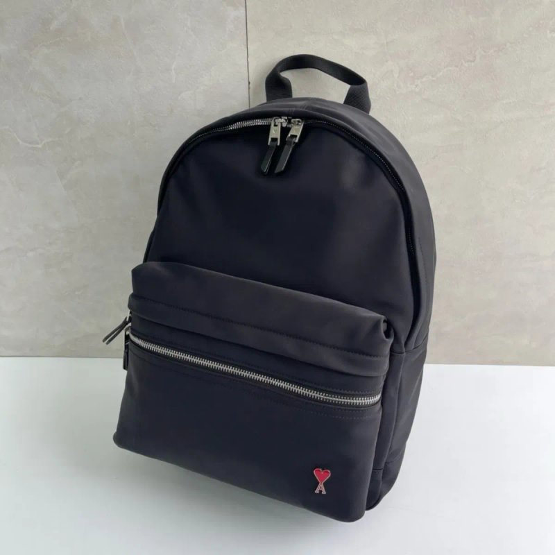 Новый Рюкзак AMI Paris Black l Ami l Ami Paris l Рюкзак l Для Школы l Школьный Рюкзак — фото 2