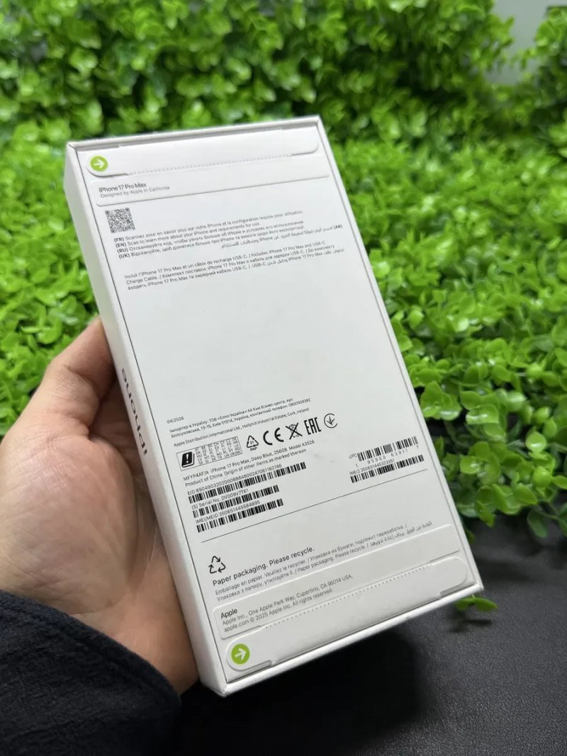 Новый Запакованый iPhone 17 Pro Max, 256gb Blue (Neverlock) Айфон 17 Про Макс Официал #4895 — фото 2