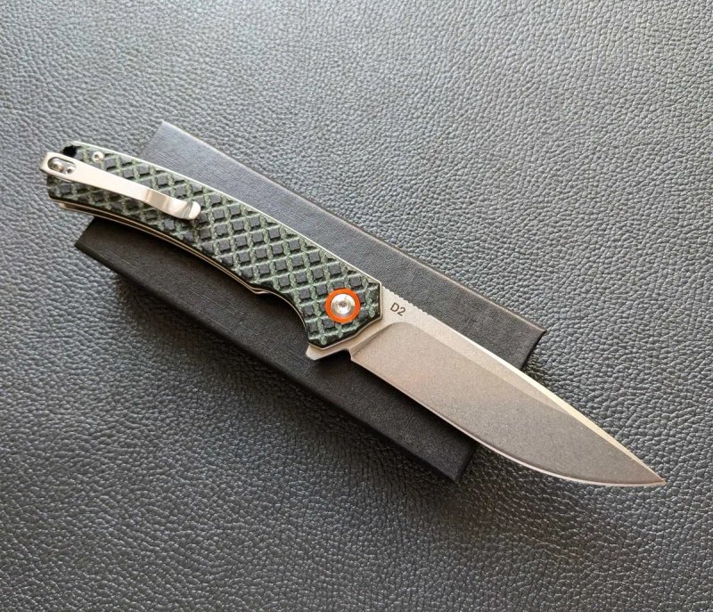 Нож GT964. micarta. сталь D2. ніж складний. складной нож — фото 2