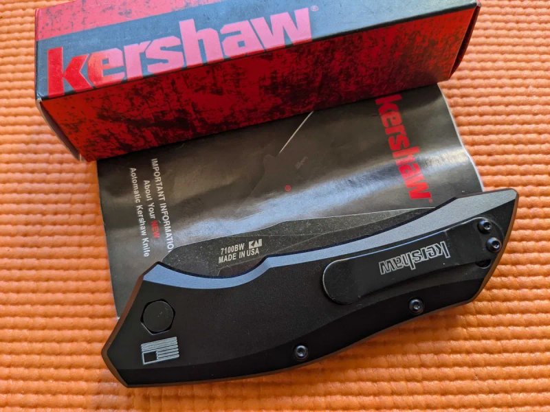 Нож Kershaw 7100. выкидной нож — фото 6