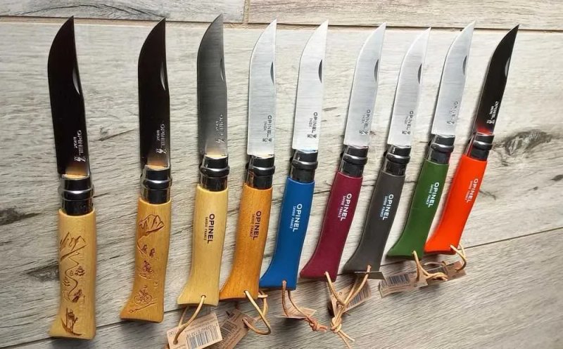 НОЖ OPINEL №08 складной Франция цветной гравюрный ножик edc туриста — фото 6