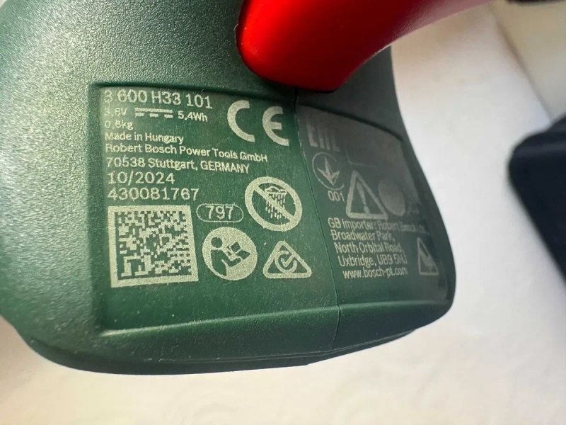 Ножиці кущоріз акумуляторні Bosch Isio lithium ion technology, з ножами 8 та 12 см. з Англії — фото 8