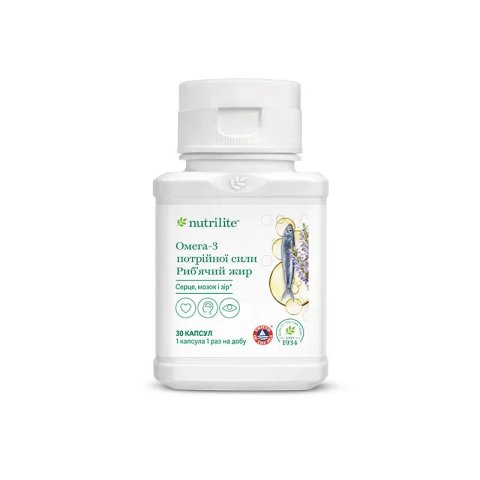 Nutrilite™ Омега-3 потрійної сили амвей amway рибʼячий жир
