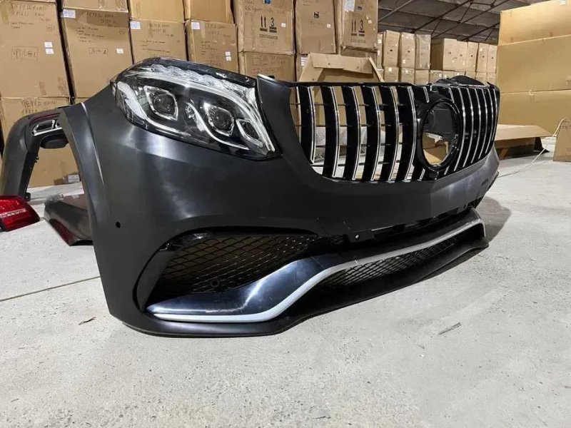 Обвес GL-Class X166 чтоб переодеть GLS 63 AMG Обвіс ГЛС 63 для ГЛ х166 з оптикою Обвес з бамперами і фарами В GLS X166 63 AMG Комплект Обвеса Амг 63 — фото 3