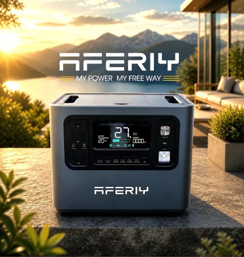 ‼️Офіційна‼️ Зарядна станція  2400W Aferiy AF-P210 LiFePO4 UPS (ДБЖ)